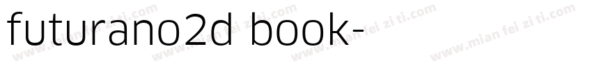 futurano2d book字体转换